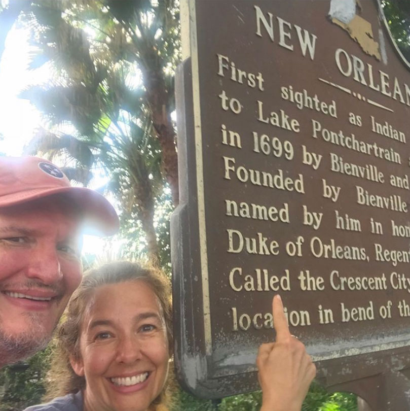 Trip to New Orleans, mysterious park