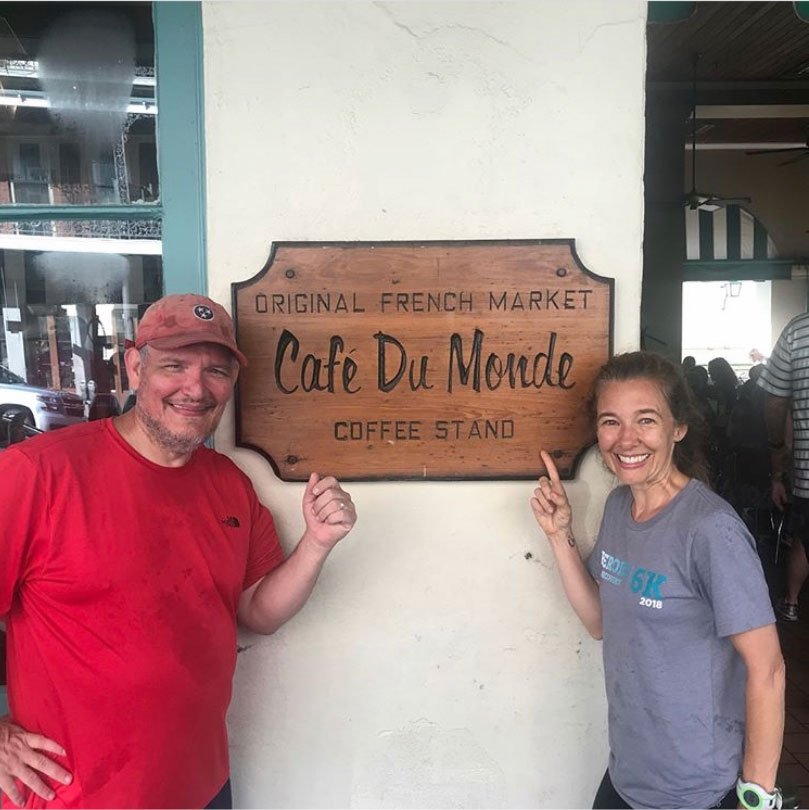 Trip to New Orleans, cafe DuMonde